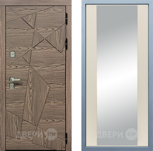 Дверь Дива МД-97/2 Д-15 Зеркало Шампань в Лосино-Петровский