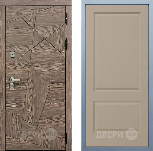 Входная металлическая Дверь Дива МД-97/2 Д-7 Шампань в Лосино-Петровский