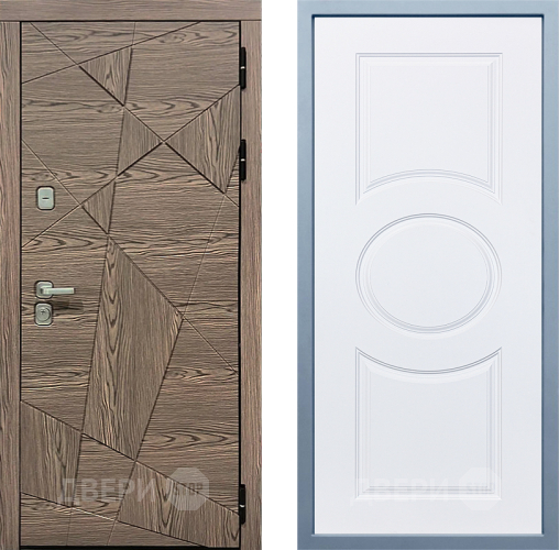 Входная металлическая Дверь Дива МД-97/2 Д-8 Белый в Лосино-Петровский