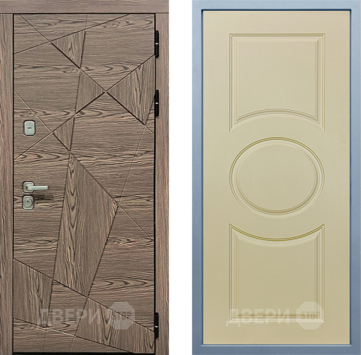 Входная металлическая Дверь Дива МД-97/2 Д-8 Шампань в Лосино-Петровский