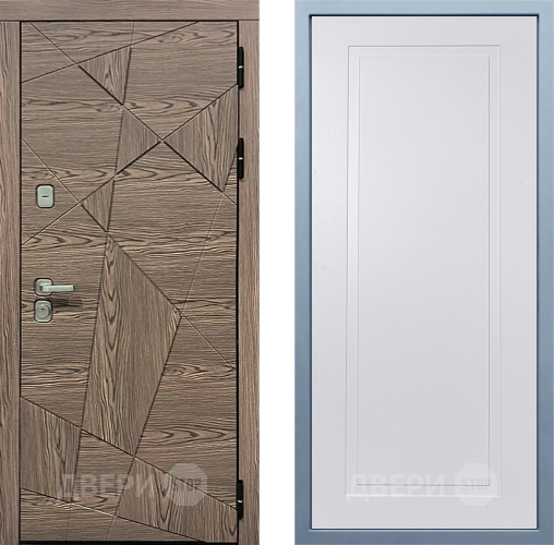 Входная металлическая Дверь Дива МД-97/2 Н-10 Белый в Лосино-Петровский