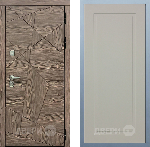 Входная металлическая Дверь Дива МД-97/2 Н-10 Шампань в Лосино-Петровский