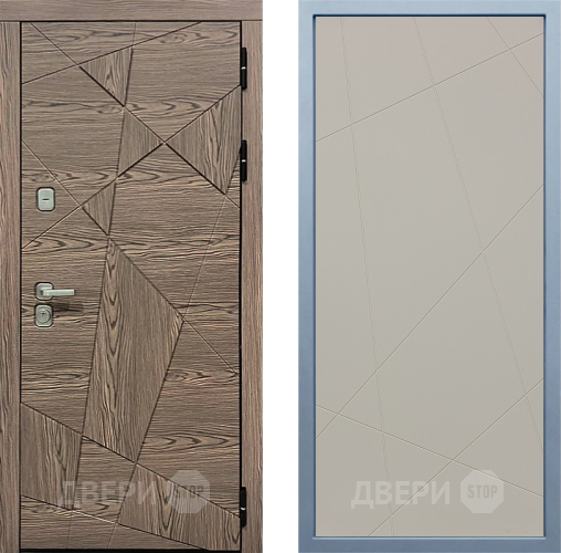 Входная металлическая Дверь Дива МД-97/2 Д-11 Шампань в Лосино-Петровский