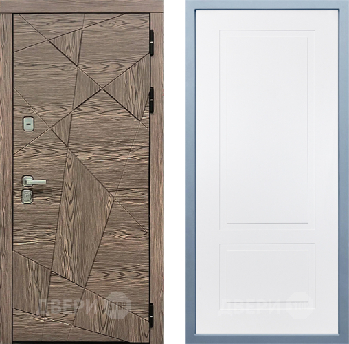 Входная металлическая Дверь Дива МД-97/2 Н-7 Белый в Лосино-Петровский