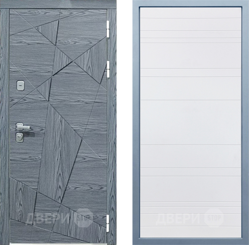 Входная металлическая Дверь Дива МД-97/3 Д-5 Белый в Лосино-Петровский