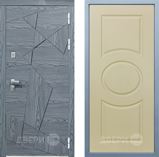 Входная металлическая Дверь Дива МД-97/3 Д-8 Шампань в Лосино-Петровский