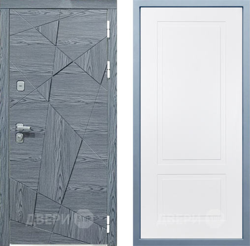 Входная металлическая Дверь Дива МД-97/3 Н-7 Белый в Лосино-Петровский