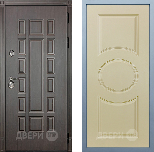 Входная металлическая Дверь Дива МД-38 Д-8 Шампань в Лосино-Петровский