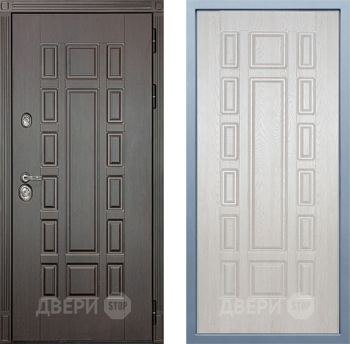 Входная металлическая Дверь Дива МД-38 М-2 Дуб филадельфия крем в Лосино-Петровский