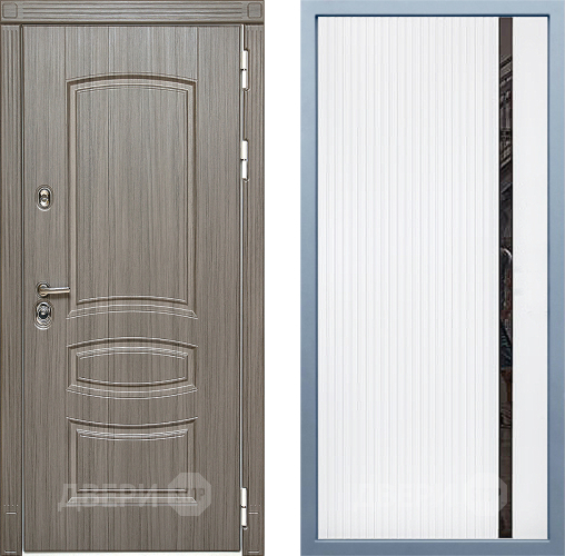 Входная металлическая Дверь Дива МД-42 МХ-46 Белый матовый в Лосино-Петровский