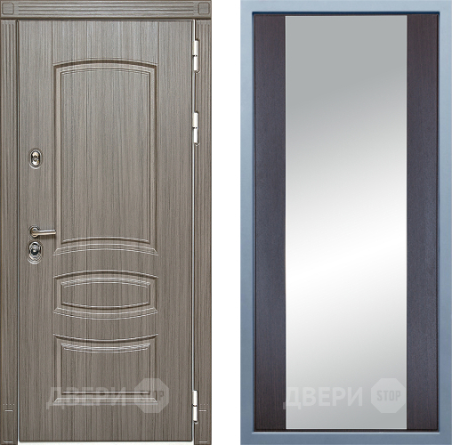 Входная металлическая Дверь Дива МД-42 Д-15 Зеркало Венге в Лосино-Петровский