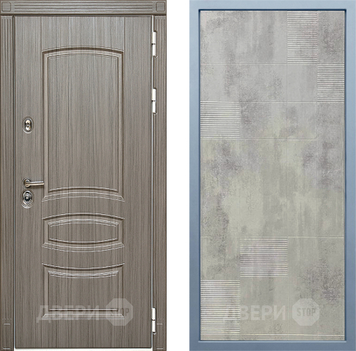 Входная металлическая Дверь Дива МД-42 Д-4 Бетон темный в Лосино-Петровский