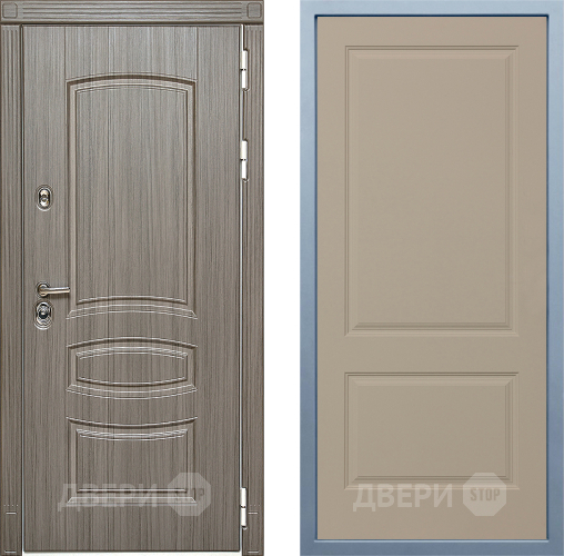 Входная металлическая Дверь Дива МД-42 Д-7 Шампань в Лосино-Петровский