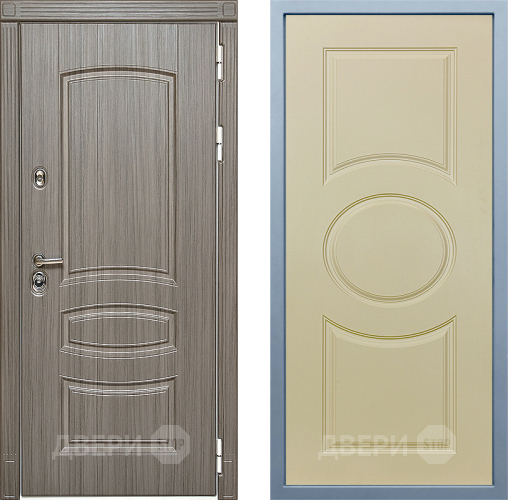 Входная металлическая Дверь Дива МД-42 Д-8 Шампань в Лосино-Петровский