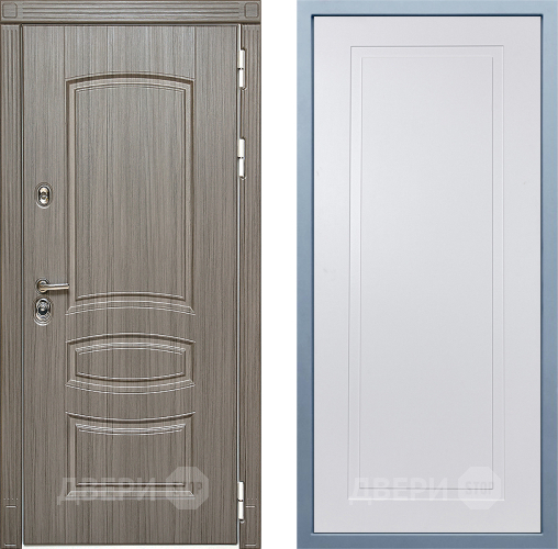 Входная металлическая Дверь Дива МД-42 Н-10 Белый в Лосино-Петровский