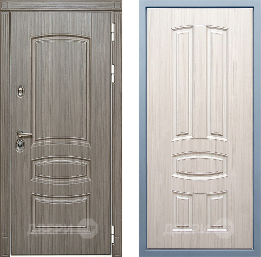 Входная металлическая Дверь Дива МД-42 М-3 Сандал белый в Лосино-Петровский