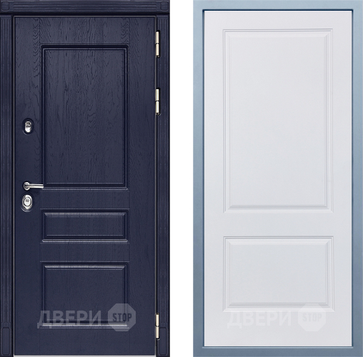 Входная металлическая Дверь Дива МД-45 Д-7 Белый в Лосино-Петровский