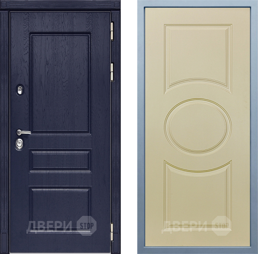 Входная металлическая Дверь Дива МД-45 Д-8 Шампань в Лосино-Петровский