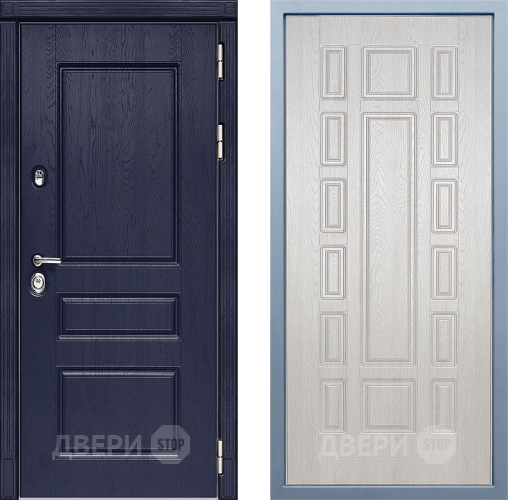 Входная металлическая Дверь Дива МД-45 М-2 Дуб филадельфия крем в Лосино-Петровский