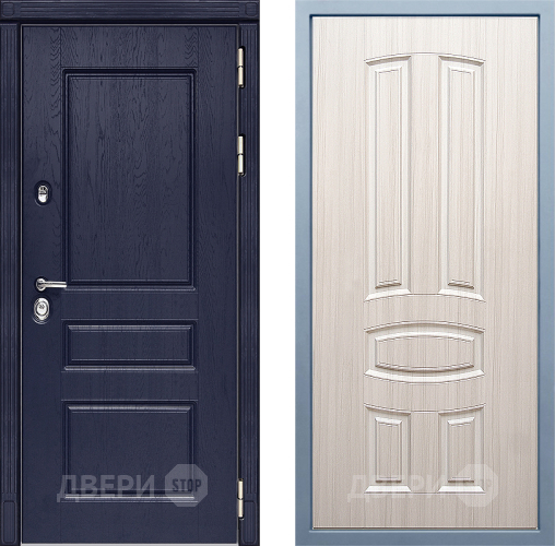 Входная металлическая Дверь Дива МД-45 М-3 Сандал белый в Лосино-Петровский