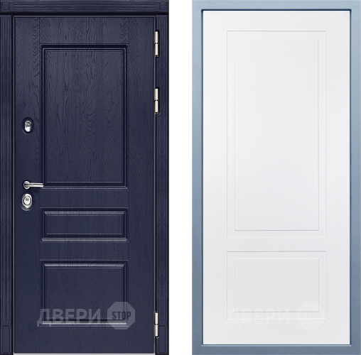 Входная металлическая Дверь Дива МД-45 Н-7 Белый в Лосино-Петровский