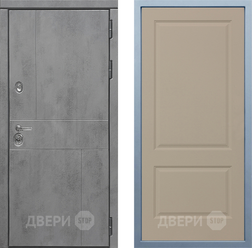 Входная металлическая Дверь Дива МД-48 Д-7 Шампань в Лосино-Петровский