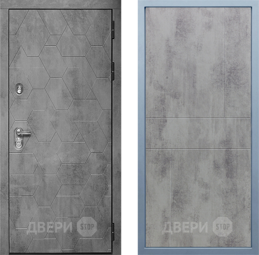 Входная металлическая Дверь Дива МД-51 М-1 Бетон темный в Лосино-Петровский