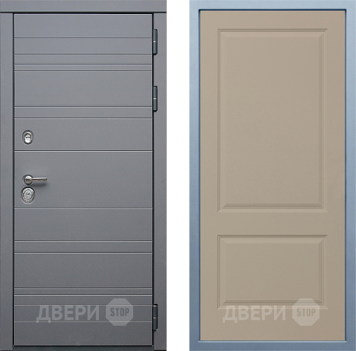 Входная металлическая Дверь Дива МД-39 Д-7 Шампань в Лосино-Петровский