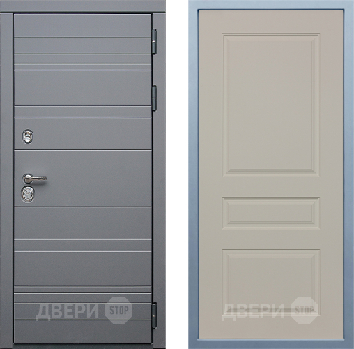 Входная металлическая Дверь Дива МД-39 Д-13 Шампань в Лосино-Петровский