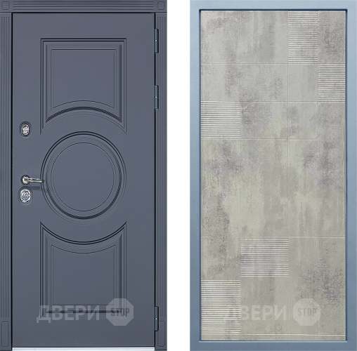 Дверь Дива МХ-30 STR Д-4 Бетон темный в Лосино-Петровский