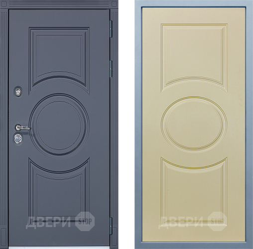 Входная металлическая Дверь Дива МХ-30 STR Д-8 Шампань в Лосино-Петровский