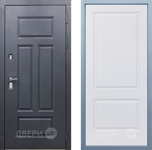 Входная металлическая Дверь Дива МХ-29 STR Д-7 Белый в Лосино-Петровский