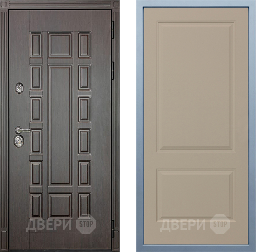 Входная металлическая Дверь Дива МХ-53 STR Д-7 Шампань в Лосино-Петровский