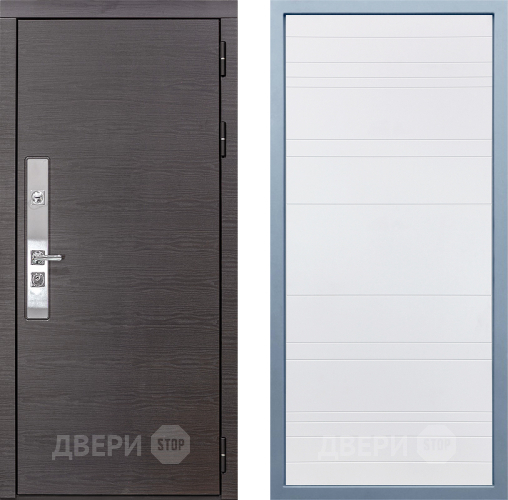 Входная металлическая Дверь Дива МХ-39 STR Д-5 Белый в Лосино-Петровский