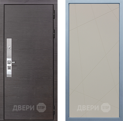 Входная металлическая Дверь Дива МХ-39 STR Д-11 Шампань в Лосино-Петровский