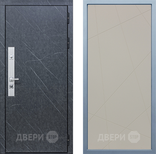 Входная металлическая Дверь Дива МХ-26 STR Д-11 Шампань в Лосино-Петровский