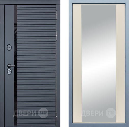 Входная металлическая Дверь Дива МХ-45 STR Д-15 Зеркало Шампань в Лосино-Петровский