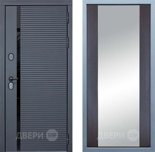 Дверь Дива МХ-45 STR Д-15 Зеркало Венге в Лосино-Петровский