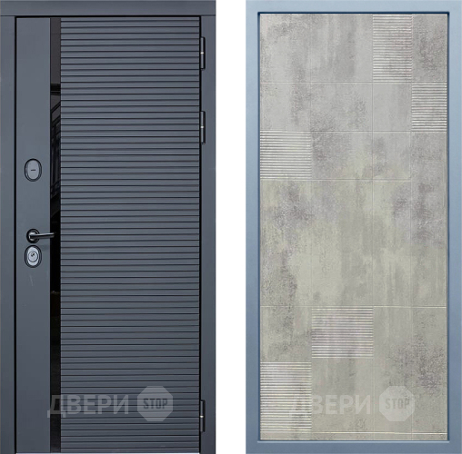 Дверь Дива МХ-45 STR Д-4 Бетон темный в Лосино-Петровский