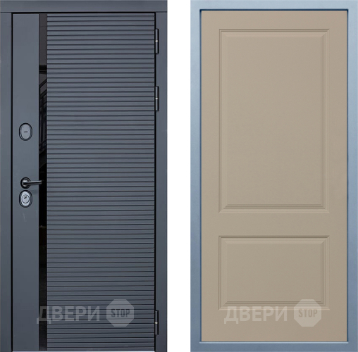 Входная металлическая Дверь Дива МХ-45 STR Д-7 Шампань в Лосино-Петровский