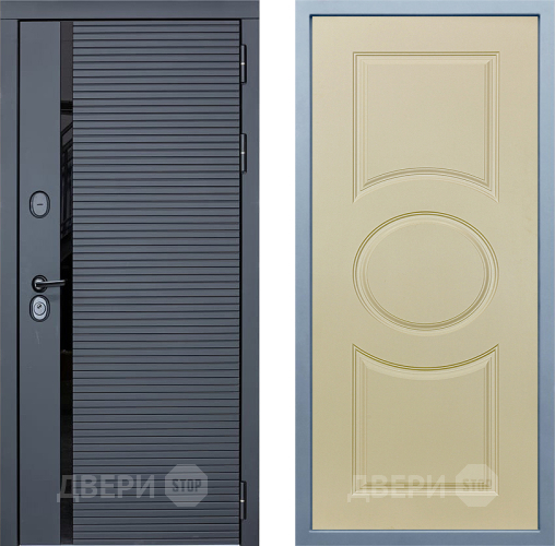 Входная металлическая Дверь Дива МХ-45 STR Д-8 Шампань в Лосино-Петровский