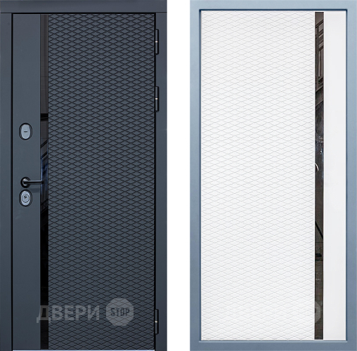 Входная металлическая Дверь Дива МХ-47 STR МХ-47 Белый матовый в Лосино-Петровский