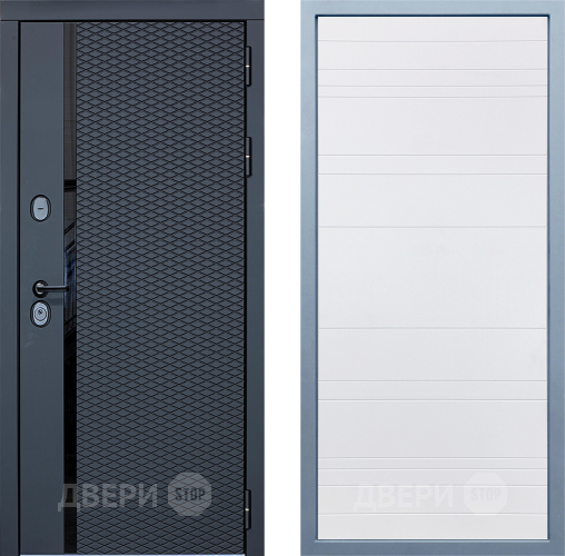 Входная металлическая Дверь Дива МХ-47 STR Д-5 Белый в Лосино-Петровский