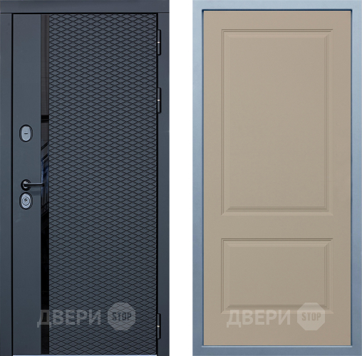 Входная металлическая Дверь Дива МХ-47 STR Д-7 Шампань в Лосино-Петровский