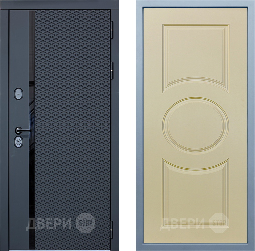 Входная металлическая Дверь Дива МХ-47 STR Д-8 Шампань в Лосино-Петровский