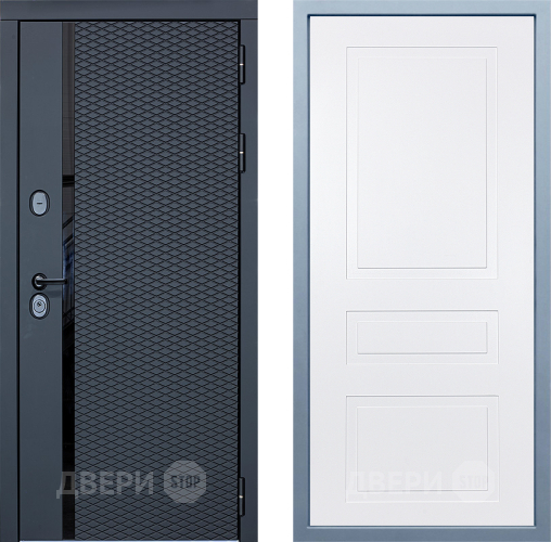 Входная металлическая Дверь Дива МХ-47 STR Н-13 Белый в Лосино-Петровский