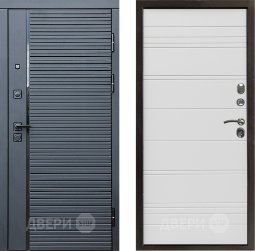 Дверь Престиж Черная Линия Line Белый в Лосино-Петровский