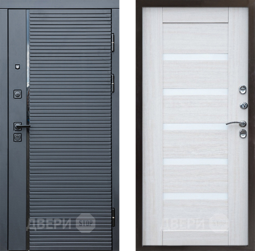 Дверь Престиж Черная Линия Царга Лиственница белая в Лосино-Петровский