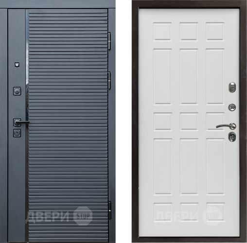 Дверь Престиж Черная Линия Спарта Белое дерево в Лосино-Петровский