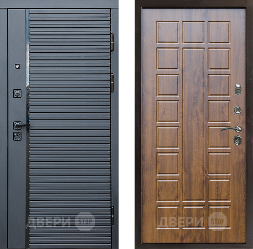Входная металлическая Дверь Престиж Черная Линия Престиж Дуб в Лосино-Петровский
